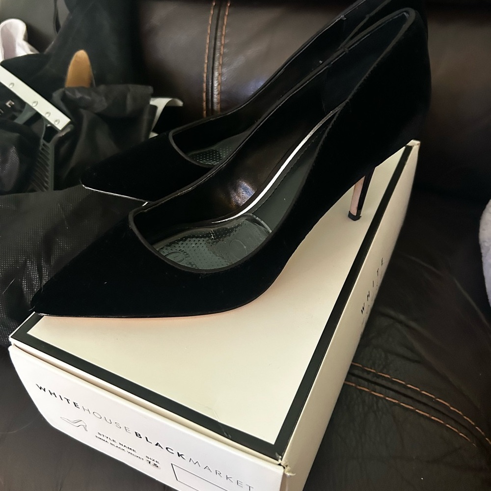 White House Black Market Black Heels